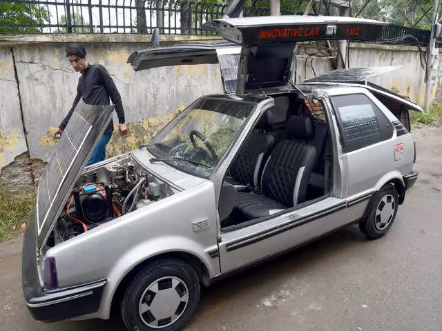 ​Solar-powered car
