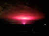 An eerie pink glow in the sky gets an Australian town excited. But then ...