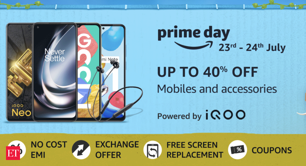 Amazon Prime day sale: Amazon Prime Day Sale 2022: Steal offers on cell phones