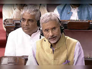 New Delhi, July 21 (ANI): External Affairs Minister S Jaishankar speaks in Rajya...