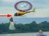Chopper mishap averted in Haridwar: A big piece of polythene flew near chopper, watch!