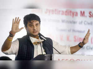Union minister Jyotiraditya Scindia
