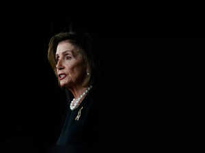 U.S. House Speaker Nancy Pelosi (D-CA) holds her weekly news conference with reporters on Capitol Hill in Washington