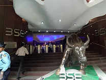 Sensex takes a breather after 6-day rally; Nifty below 16,700
