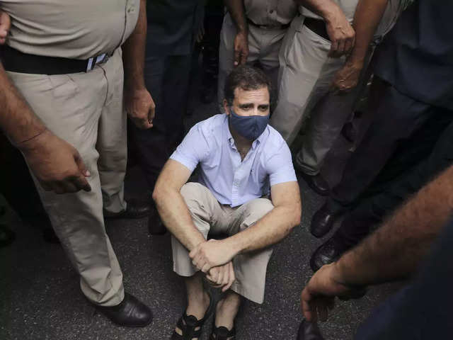 Rahul Gandhi detained