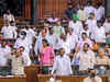 Lok Sabha proceedings adjourned till 2 pm amid Opposition protests