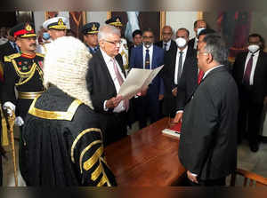 Ranil Wickremesinghe sworn in as the new president of Sri Lanka