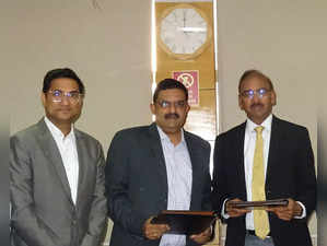 (L-R) Tushar Bhaskar, Mohan Ramaswamy and Dr Ajay Sahai