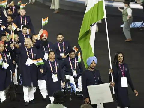 PV Sindhu and Manpreet Singh
