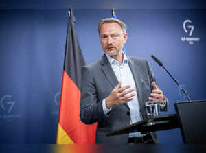 German Finance Minister Christian Lindner gives a statement in Berlin