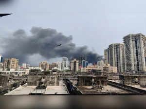 According to BMC officials, the fire started around 4.3opm