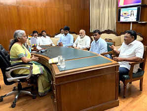 New Delhi, July 28 (ANI): Delegation of YSRC Party leaders led by Andhra Pradesh...