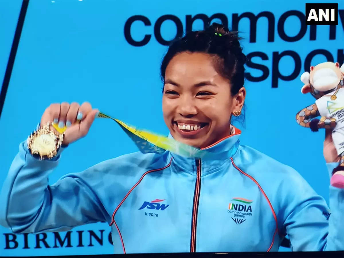 Commonwealth 2022 Updates Ace weightlifter Mirabai Chanu wins 1st Gold for India in womens 49kg category