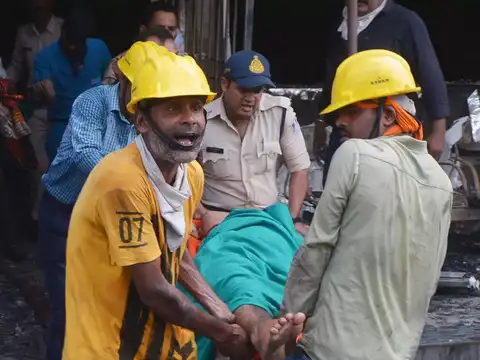 ​Fire tenders rush to help