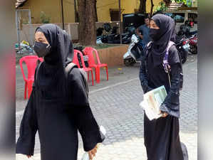 Udupi: Hijab row petitioner Aliya Assadi and Resham return from their colleges a...