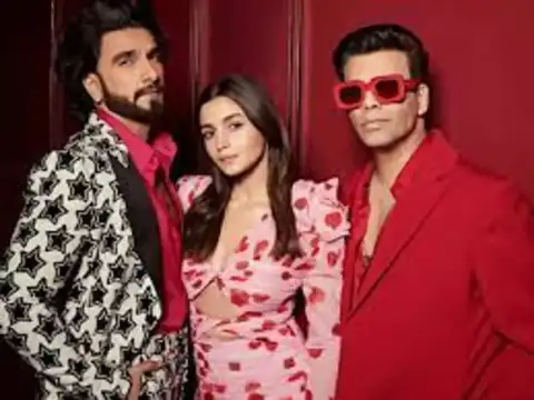 ​Ranveer Singh and Alia Bhatt