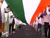 Watch: People take out 300-meter-long national flag at ‘Azadi Ka Amrit Mahotsav’ rally in Visakhapatnam