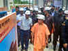 Agra: UP CM Yogi Adityanath inspects metro rail project
