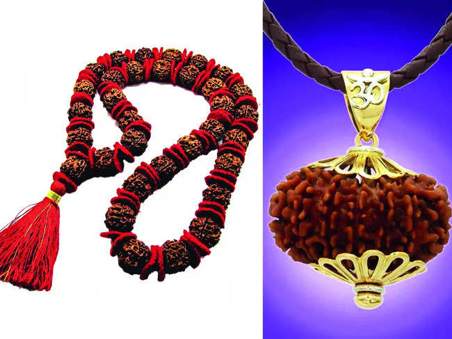 Wear a rudraksh to usher in peace and prosperity in your life. ​