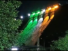 Thane's Bhasta Dam lit up in the colours of the tiranga ahead of Independence Day
