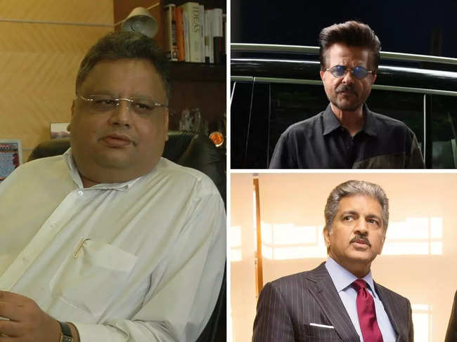 ​Anand Mahindra and Anil Kapoor used words like optimistic, ​visionary to describe Rakesh Jhunjhunwala.​