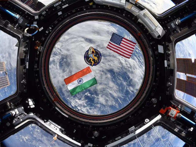 ​Indian flag in space