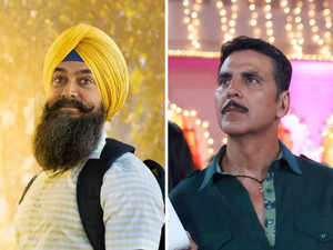 Starry flops? Aamir Khan's 'Laal Singh Chaddha' earns Rs 10 cr on Day 1; Akshay Kumar-starrer 'Raksha Bandhan' manages Rs 8 cr on opening
