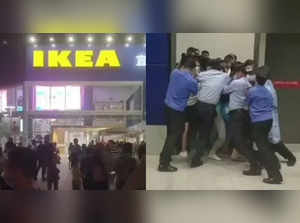 Panic at Ikea store in China