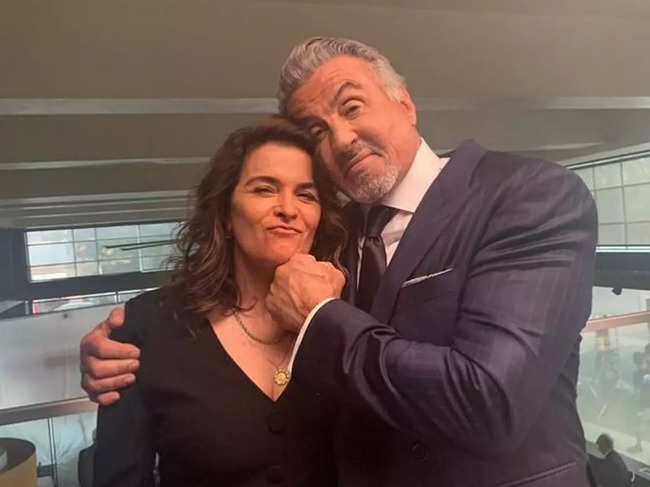 Annabella Sciorra and Sylvester Stallone have previously worked together in the 1997 James Mangold film 'Cop Land'.​