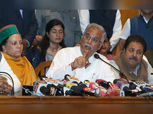 Shimla, Aug 08 (ANI): Chhattisgarh Chief Minister Bhupesh Baghel along with Cong...