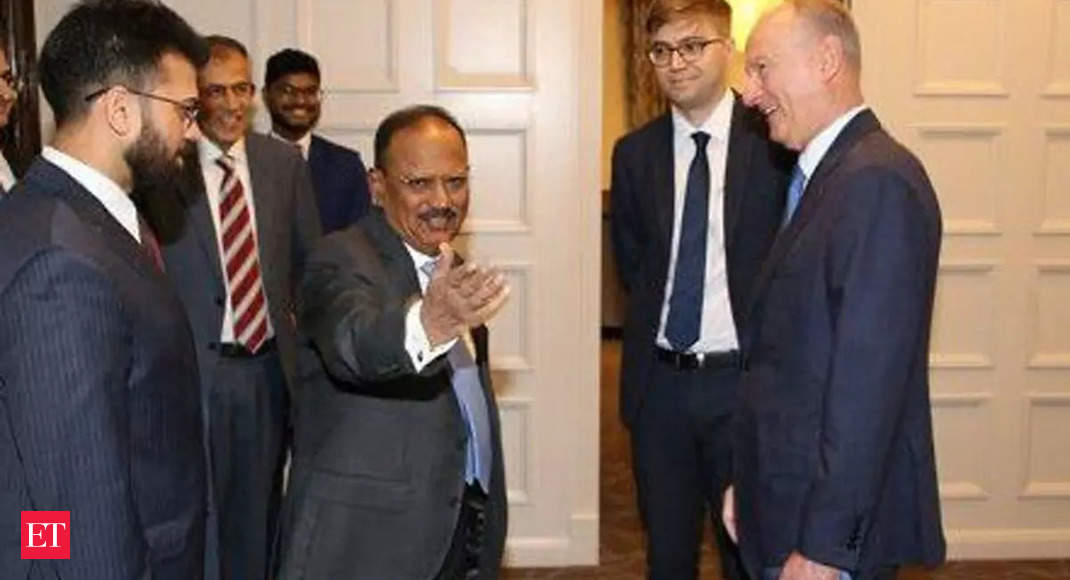 NSA Ajit Doval meets Patrushev in Moscow to discuss steps to boost strategic ties