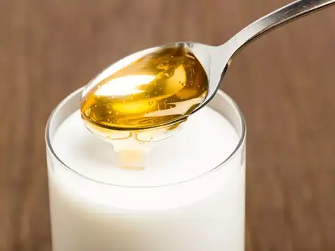 Honey with milk