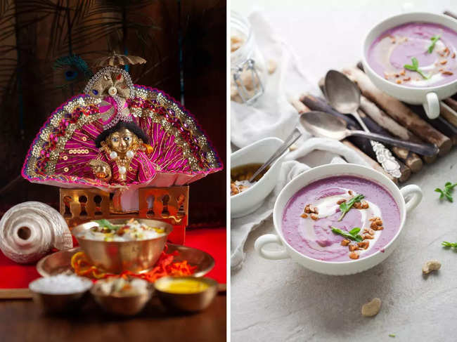 Impress your guests with farali pattice, purple potato soup and sabudana kheer.