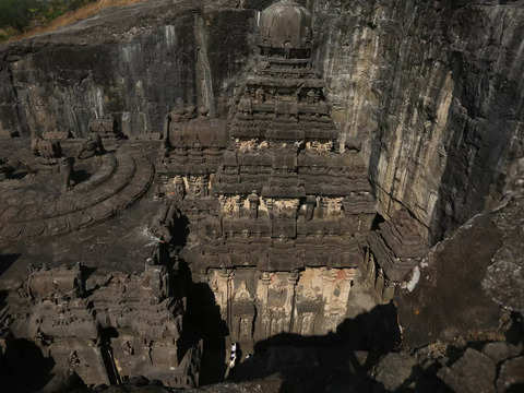 Ajanta Ellora caves Stock Photo - Alamy