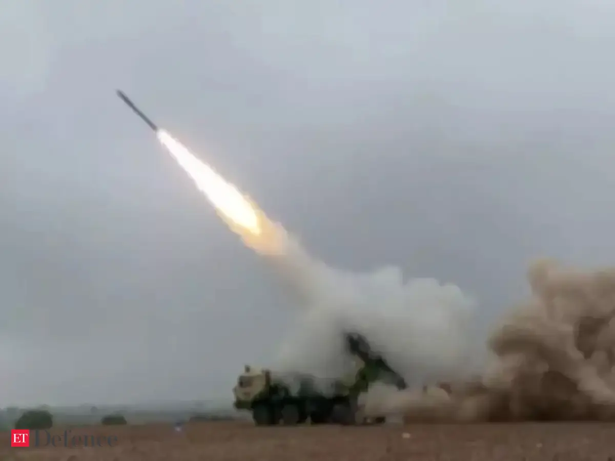 pokhran firing range: Watch: DRDO conducts trial of Pinaka extended ...