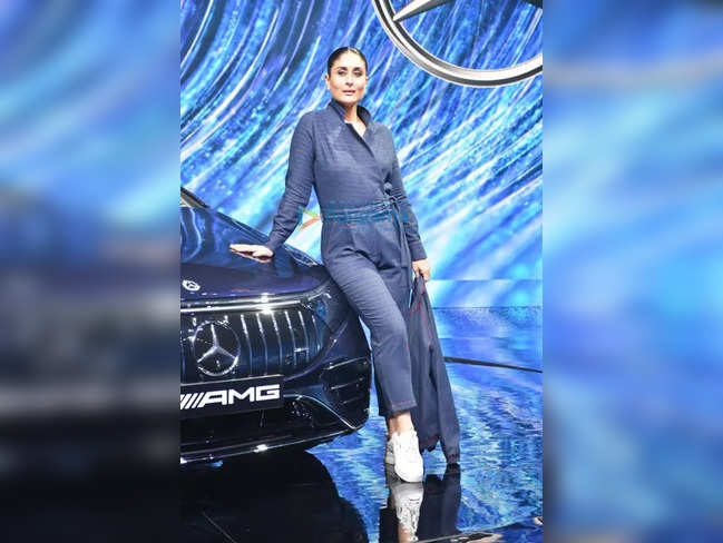 Kareena Kapoor Khan graces new Mercedes AMG EQS launch event in Mumbai