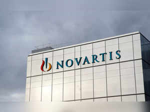 FILE PHOTO: FILE PHOTO: Logo is seen at new factory of Novartis in Stein