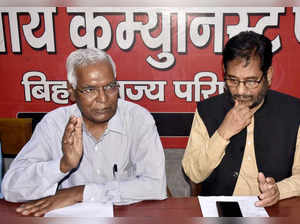 Patna, Apr 19 (ANI): Communist Party of India (CPI) General Secretary D. Raja wi...