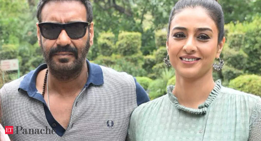 tabu: Tabu & Ajay Devgn wrap up shooting of 'Bholaa', actress calls it their 9th film together - The Economic Times