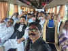 Jharkhand political turmoil: UPA MLAs led by CM Hemant Soren leave in 3 buses, watch!