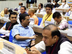 New Delhi, Apr 30 (ANI): Delhi Chief Minister Arvind Kejriwal, Goa Chief Ministe...