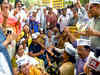 Tell nation what CBI has found against Sisodia so far: AAP leaders protest against BJP