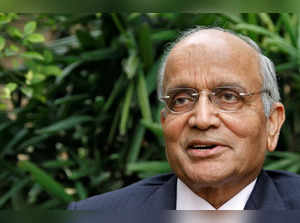 Chairman of Maruti Suzuki India Bhargava speaks during an interview for the Reuters India Investment Summit at his residence in Noida