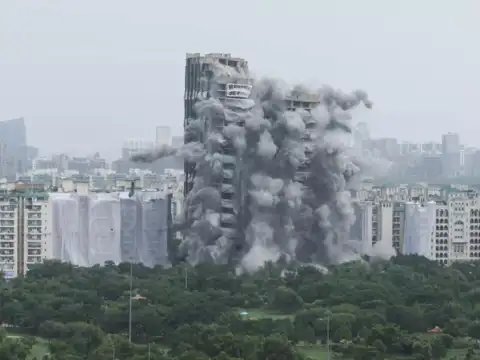 ​The heavy use of explosives