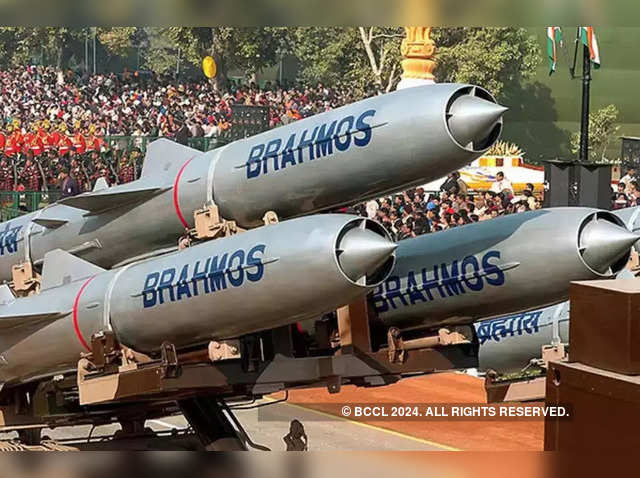 12 BrahMos missile