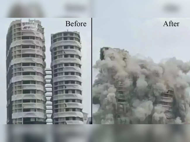 Bang on! Noida twin towers fall to perfect blast