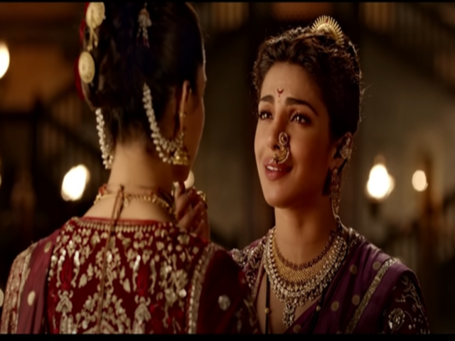 Bajirao Mastani When Priyanka Chopras Kashibai looked sexier than Deepika  Padukones Mastani  Indiacom