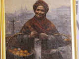 'Jewish Woman Selling Oranges' by Polish painter Aleksander Gierymski