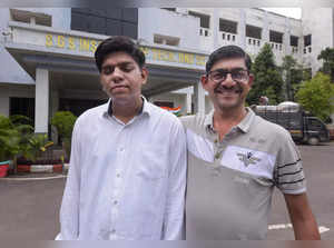 Indore: Yash Sonkia, a visually impaired student who has been placed with Micros...
