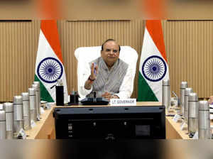 Delhi lieutenant governor V K Saxena